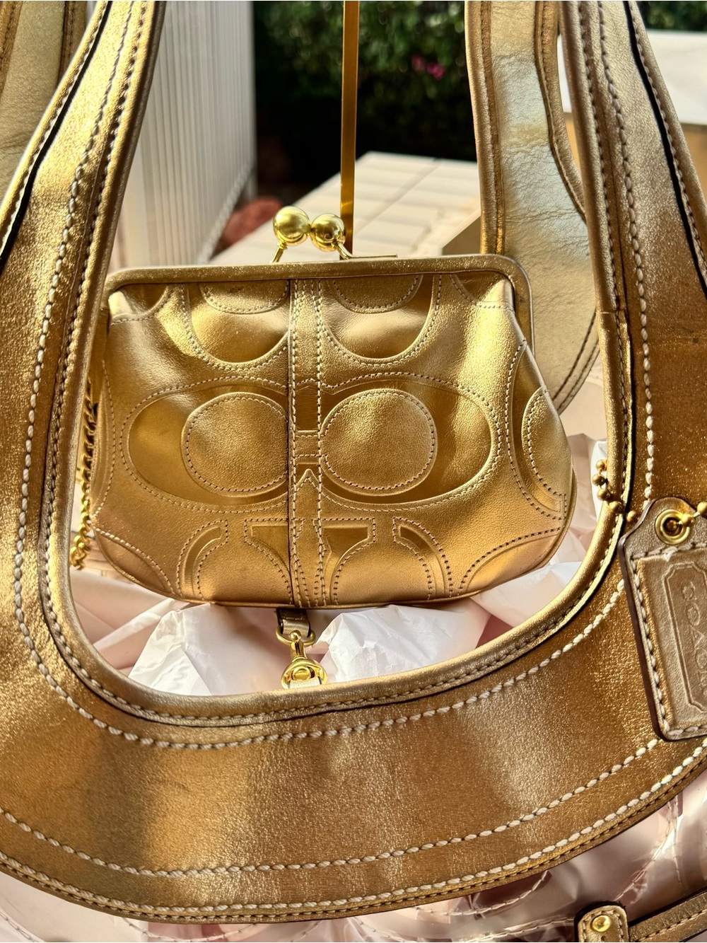 Coach Ergo XL Signature Clear Tote — Style 12239 - Picture 6 of 13